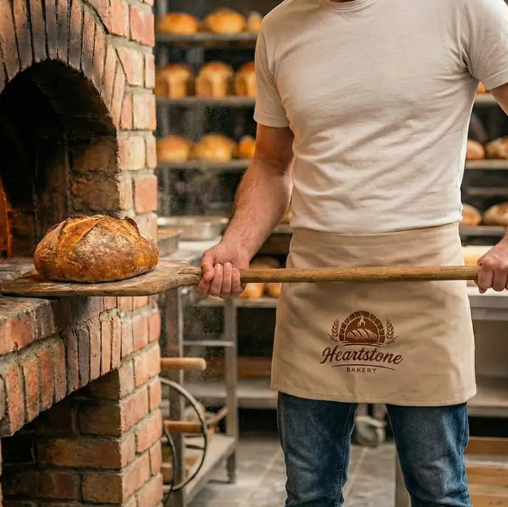 Full-Color Poly Canvas Server Apron